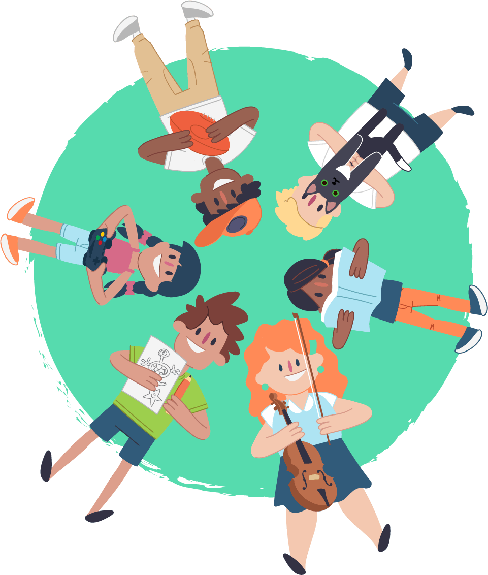 Cartoon people reconciliation Cartoon people reconciliation